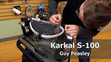 Time Lapse: How to String a Karakal S-100 Squash Racquet