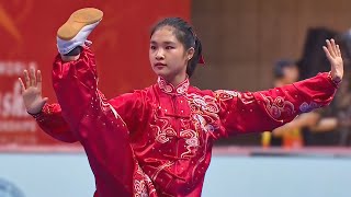 [2019] Judy Liu [USA] - Taiji - 15th WWC @ Shanghai Wushu Worlds - 6th - 9.55