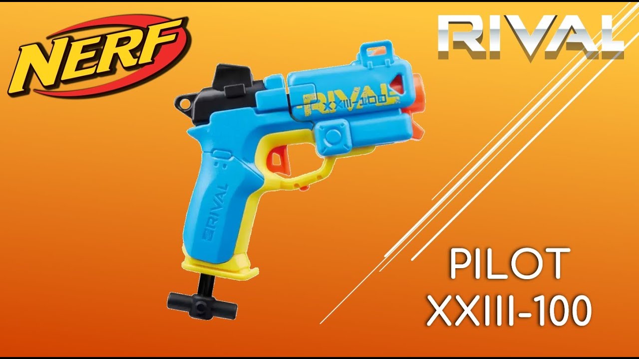 (2 pack) Nerf Rival Pilot XXIII-100 Toy Blaster with 2 Ball Dart Accu  Rounds for Ages 14 and Up