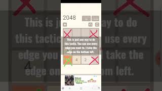 With this tactic you'll win every 2048 game (100%) screenshot 5
