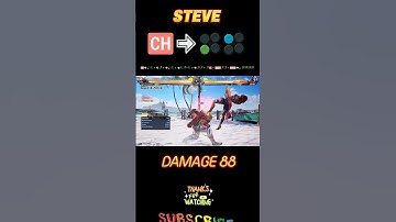 Steve combo guide tekken8 I Steve season 2 combo tekken8#Steve#combo#Tekken8#season2#counterhit