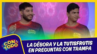 Download lagu ¡Duelo de astucia! La Débora vs. La Tutisfrutis en un explosivo 'Preguntas con Trampa'