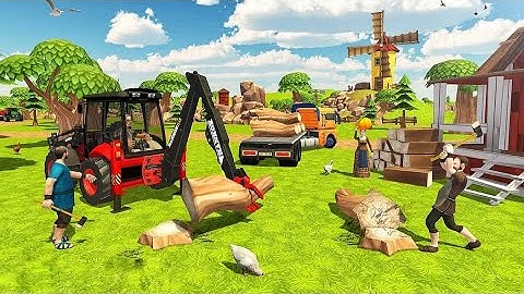 New Jcb 3dx Backhoe Machine Loading Red Mud In Mahindra Tractors | Jcb and Tractor Cartoon Video
