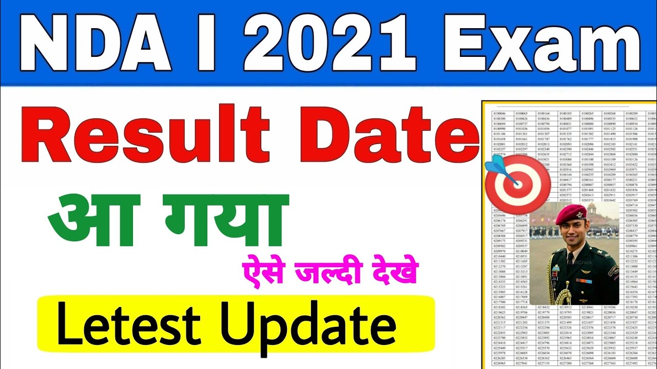 NDA 1 2021 Result Out (UPSC) 🎯| NDA Result 2021