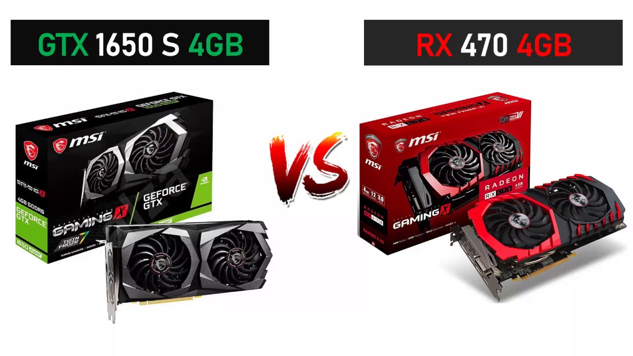 Gtx 1650 4gb vs