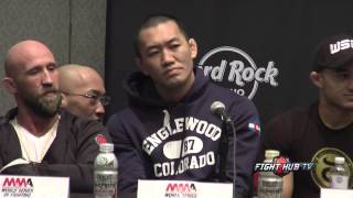 World Series of Fighting 9 - Carl vs. Palhares full final press conference & video