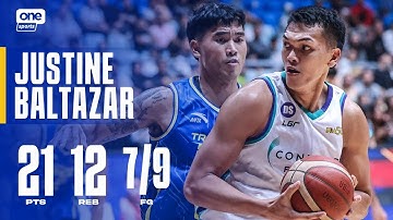 Justin Baltazar DOUBLE-DOUBLE SHOWING for Converge vs TNT | PBA SEASON 49 PHILIPPINE CUP | HIGHLIGHT