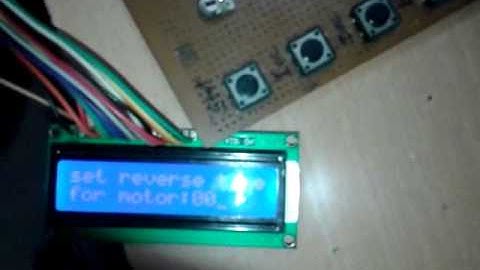 Micro Controller Based Sequential Timer for DC Motor Control