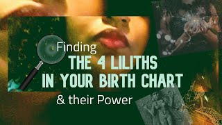 THE FOUR (4) LILITH TYPES IN YOUR CHART & their Meaning | Healing Lilith EP. 1