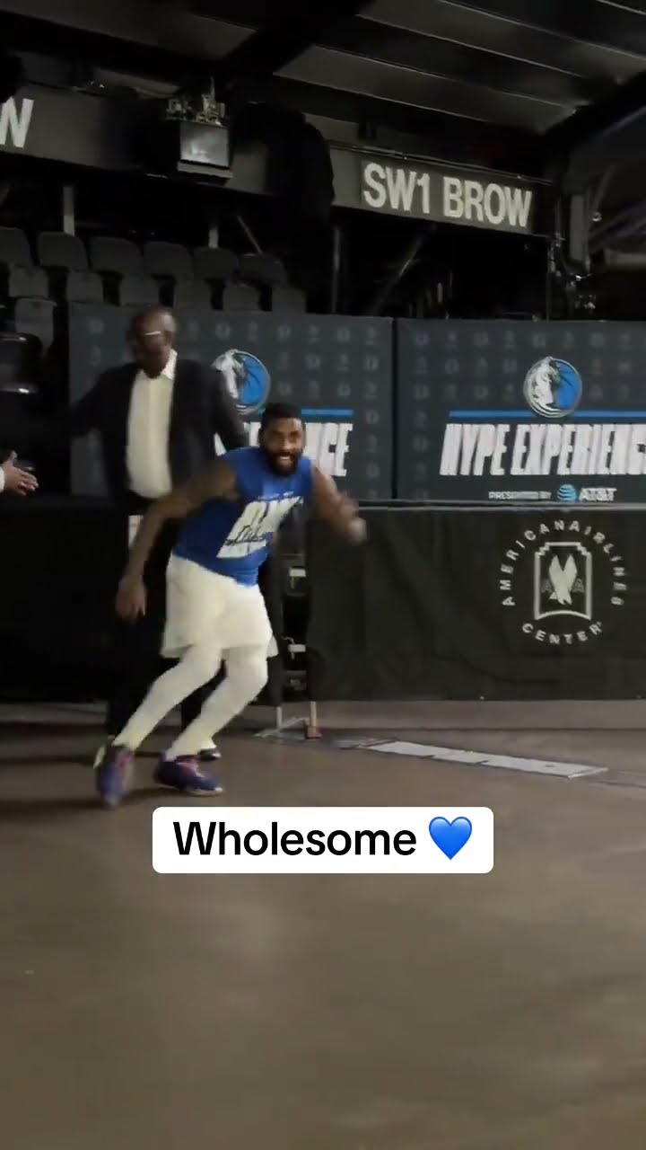 This moment between Kyrie and his child ? (via _Abigaiiiil/IG)