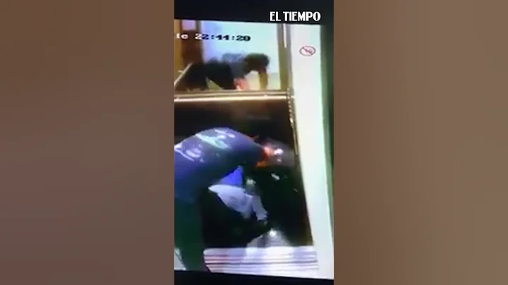 Agresin del periodista Juan Fernando Barona a una ...