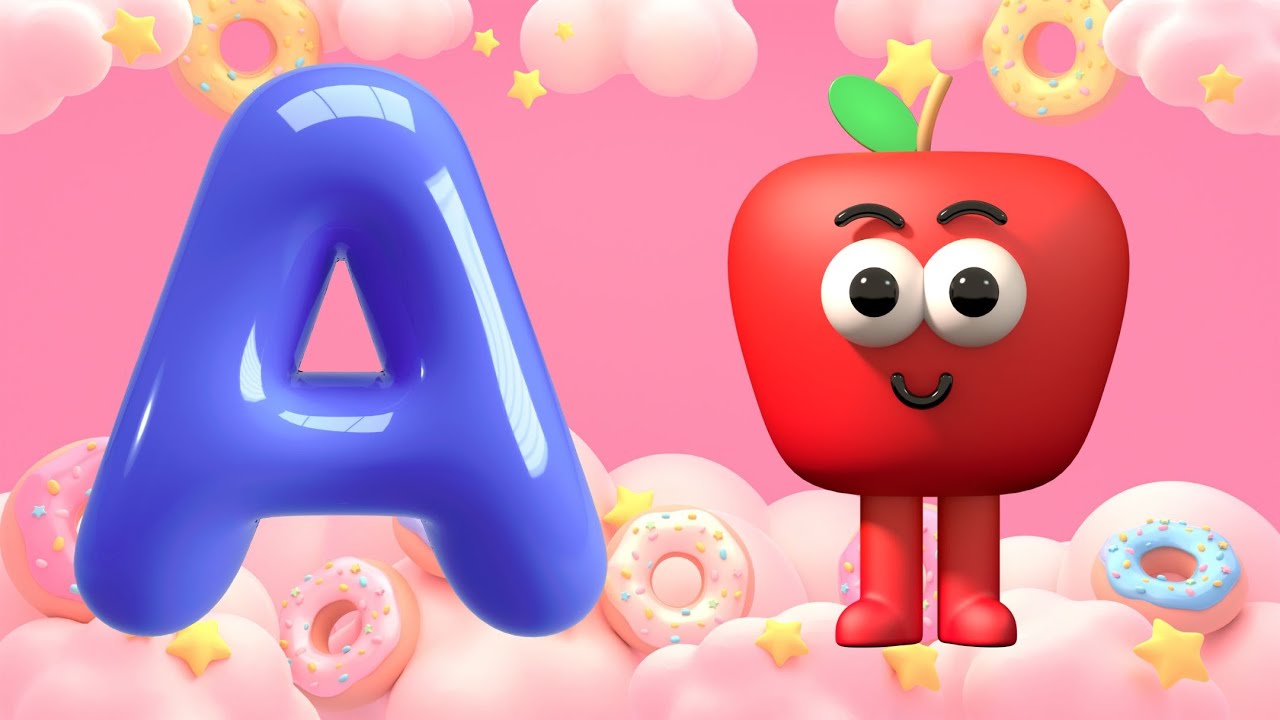 a to z english words with pictures - English Alphabet Learn For Kids @freeforlearn 