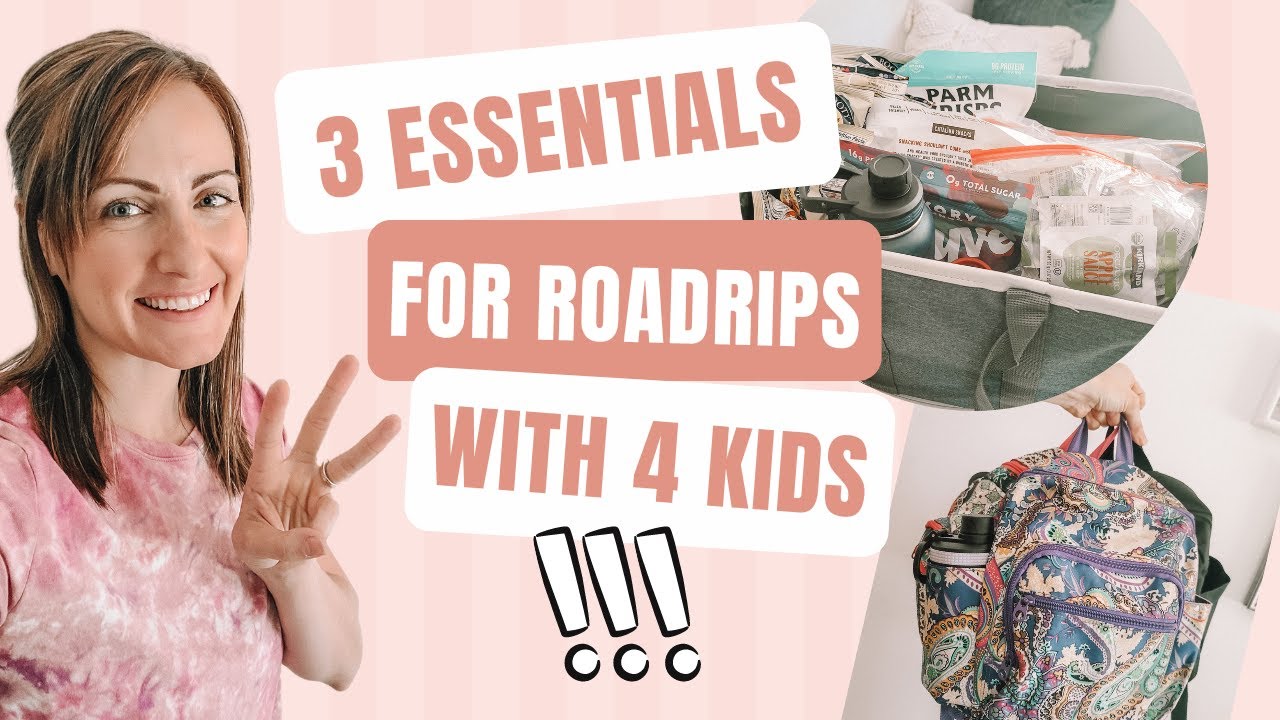 Pack for a FAMILY ROAD TRIP with FOUR KIDS