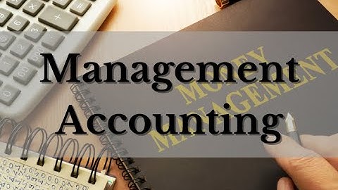 Management Accounting / Performance Management Lecture 1   Introduction to MA