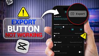 CapCut Export Button Not Working on iPhone? Fix It Now!