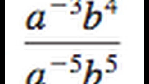 Simplify (a^-3 * b^4)/(4y^5)