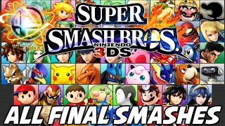 Super Smash Bros 4 [Wii U\/3DS] - ALL FINAL SMASHES [51 TOTAL]