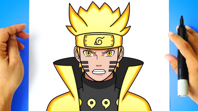 Como Desenhar o Naruto Barion / Naruto Sennim 