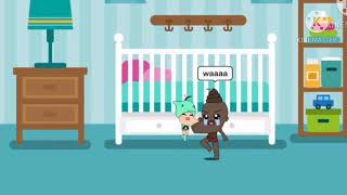 The ugly homeless baby •{Gacha life}• 2/3