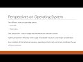 OS An Introduction-I