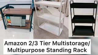 Amazon Microwave Multistorage Multipurpose Standing Rack Organizer