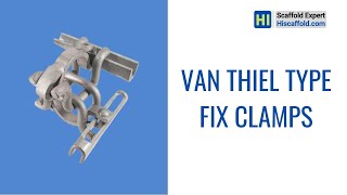 van thiel type fix clamps scaffolding couplers