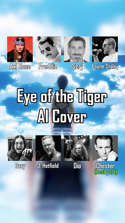 Eye of the Tiger - song cover #linkinpark #chesterbennington #songcover #freddiemercury #ozzy