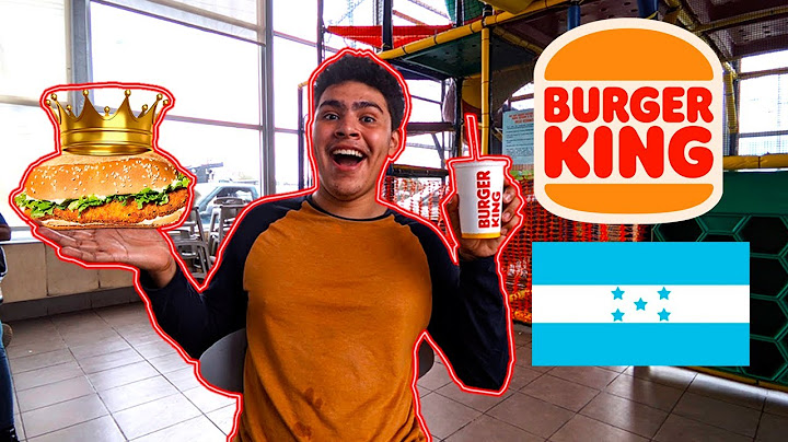 Así Es Un BURGER KING EN HONDURAS