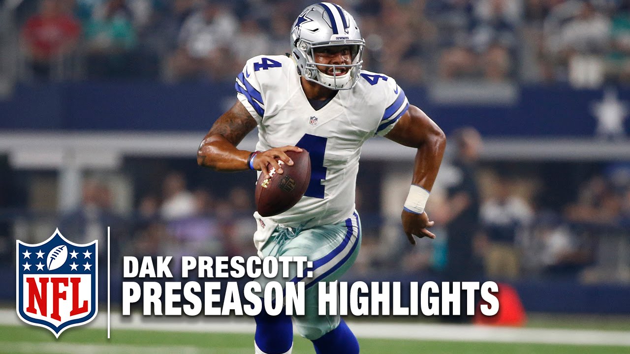 Dak Prescott Highlights | 2016 Preseason | NFL - YouTube