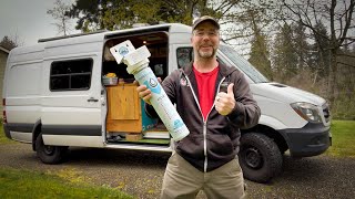 WATER FILTER INSTALLATION in a CAMPER VAN: Upgrade your Van Life with an under counter Water Filter