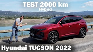 2000km avec le NOUVEAU HYUNDAI TUCSON 2022 N-line hybrid screenshot 5