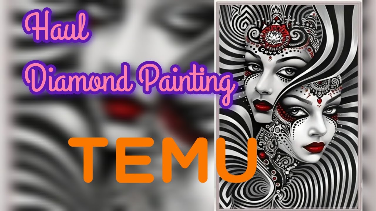 HAUL Diamond Painting TEMU 🤩🌟🤩🌟