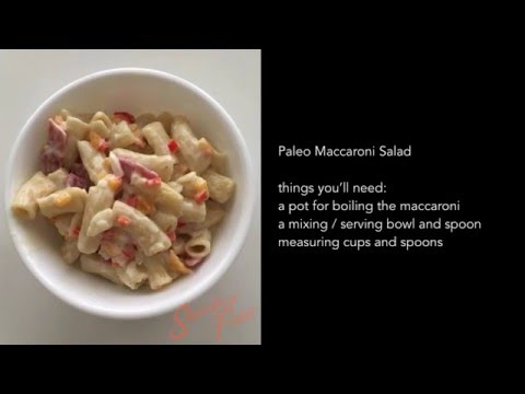 Snackin' Free Paleo Macaroni Salad