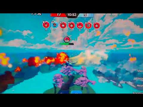 Roblox sky clash I'm riding a dragon in a plane battle 