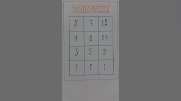 #MATH PUZZLE #MATH RIDDLE #SHORTS#MATH #MATHS #MATHEMATICS #MATHEMATICAL #MATHEMATICAL PUZZLE