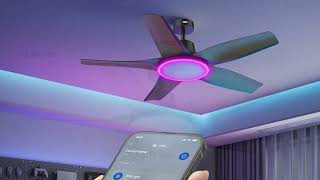 Dreo Smart Ceiling Fan with Lights 52” | Alexa & App Control | Light best selling in u.s.a