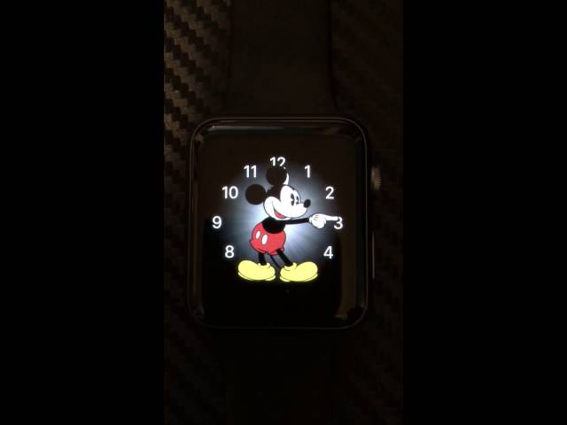 Watchos 3のミッキー ミニーマウス文字盤は現在時刻の読み上げ機能をサポート pl Ch
