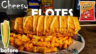 Cheesy Elotes Cheetos Mexican Street Foods