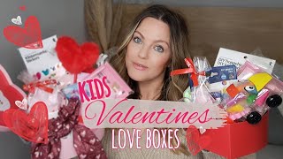 WHATS IN MY KIDS VALENTINES LOVE/GIFT BASKETS 2023|7 YR OLD GIRL AND 2 YR OLD BOY screenshot 1