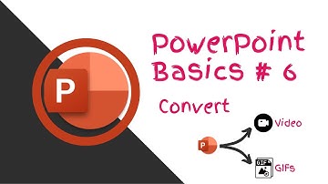 6.How to convert PowerPoint Slide into video and GIF