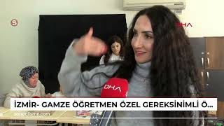 İzmir- Gamze Öğretmen, Özel Gereksinimli Öğrencilerin Hayatına Dokunuyor