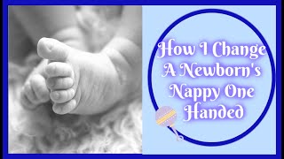 CHANGING A NAPPY ONE HANDED | Just Add Ginger