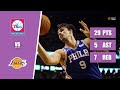 TB - Dario Saric - 29 Points, 5 Assists, 7 Rebounds vs Lakers - 2016-17 Regular Season