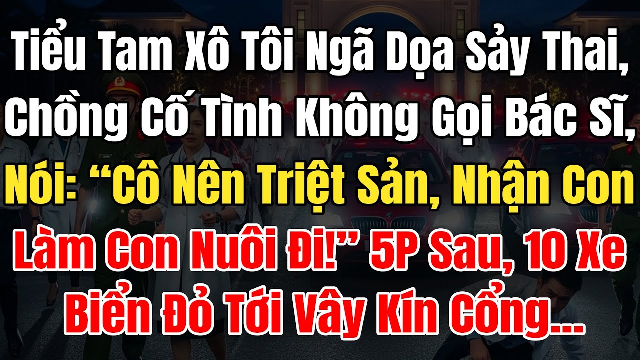 Tiểu Tam Xô Tôi Ngã Dọa Sảy, Chồng Không Gọi Bác Sĩ, Nói: “Cô Nên Triệt Sản, Nhận Con Cô Ấy Nuôi Đi!