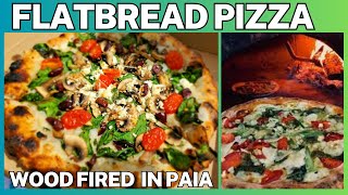 Maui - Flatbread Pizza, Paia. Farm to table on the road to hana, fun environment, salads, organic.