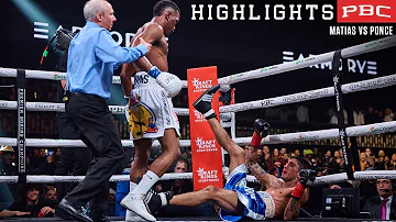 Matias vs Ponce HIGHLIGHTS: February 25, 2023 | PBC on Showtime