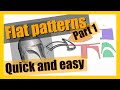 Cosplay tutorial armor Meshmixer flat patterns for foam tutorial part 1 short