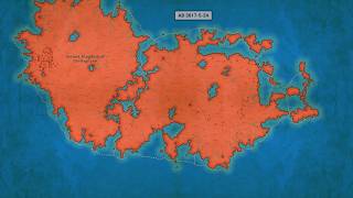 4,400 Years in Fantasy Map Simulator | Timelapse