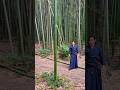 "I am so frustrated. Someday, I will cut the bamboo."くやしい💦いつか斬る #侍 #samurai