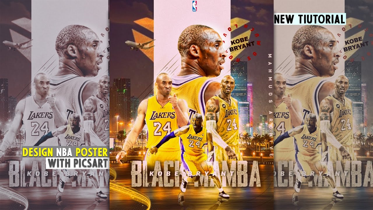 How to Create NBA Sports Poster with Picsart | PicsArt Tutorial